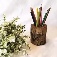 جامدادی رومیزی چوبی ارتفاع 9 سانتی متر