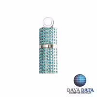 فلش مموری فانتزی دایا دیتا  استوانه جواهر مدلJE1002-43 ظرفیت16GB -USB2 رنگ آبی