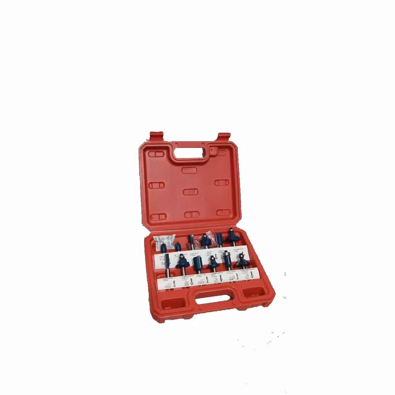 مته و تیغه اور فرز مدل WR-bit مجموعه 12 عددی آبی