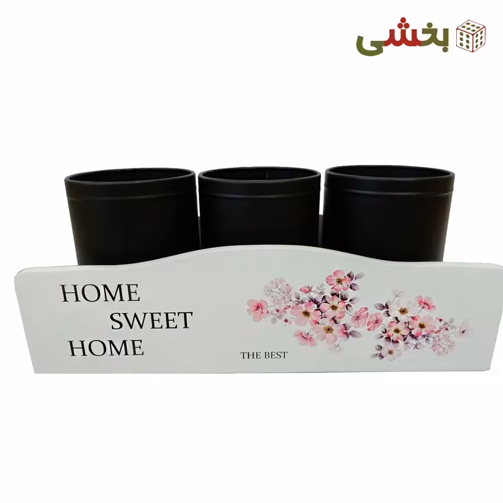 جا قاشق و چنگال 3 قلو استند دار
