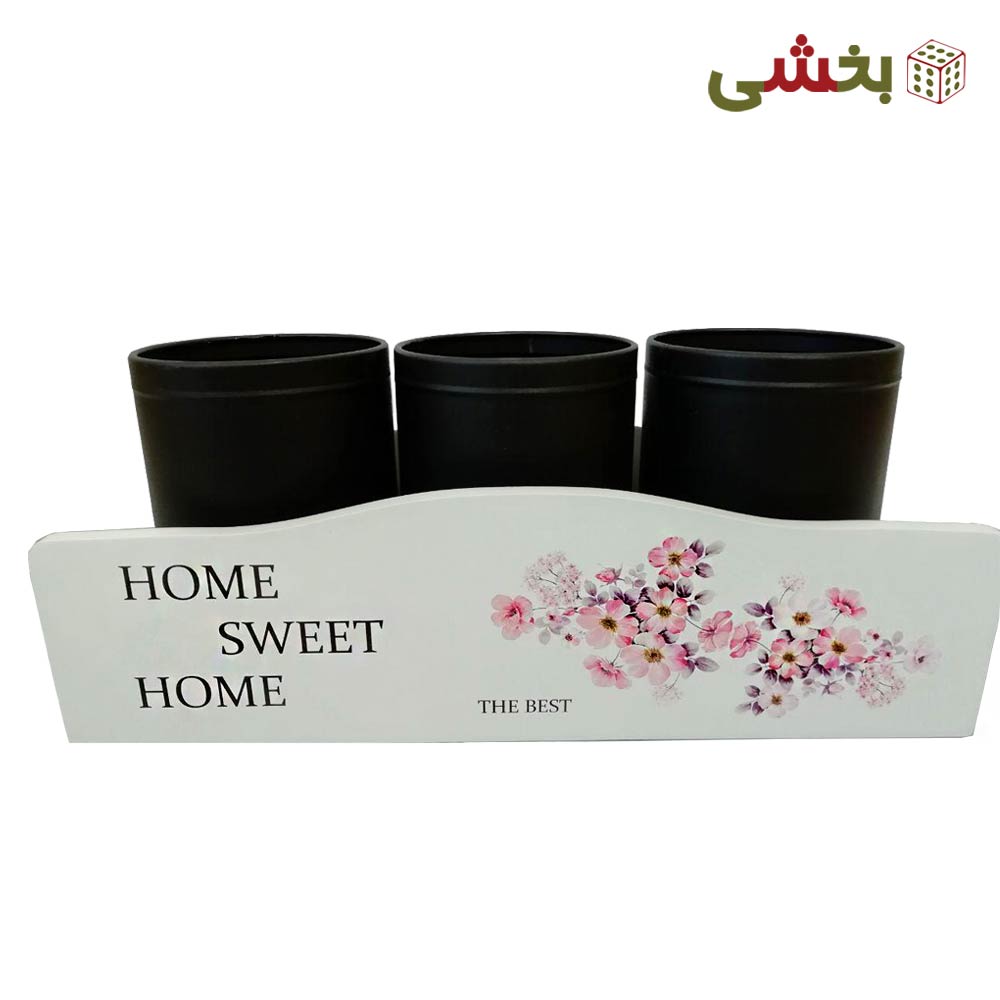جا قاشق و چنگال 3 قلو استند دار