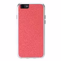 جاست موبایل آلوفریم چرم - مخصوص آیفون 6 - صورتی - Hiapple.ir
