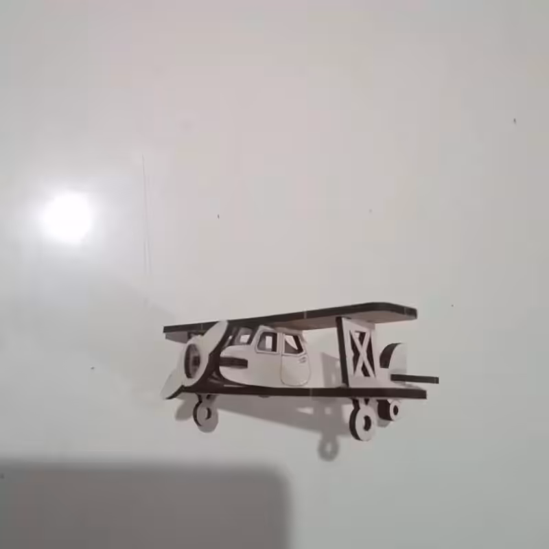 اسباب بازی چوبی طرح هواپیما