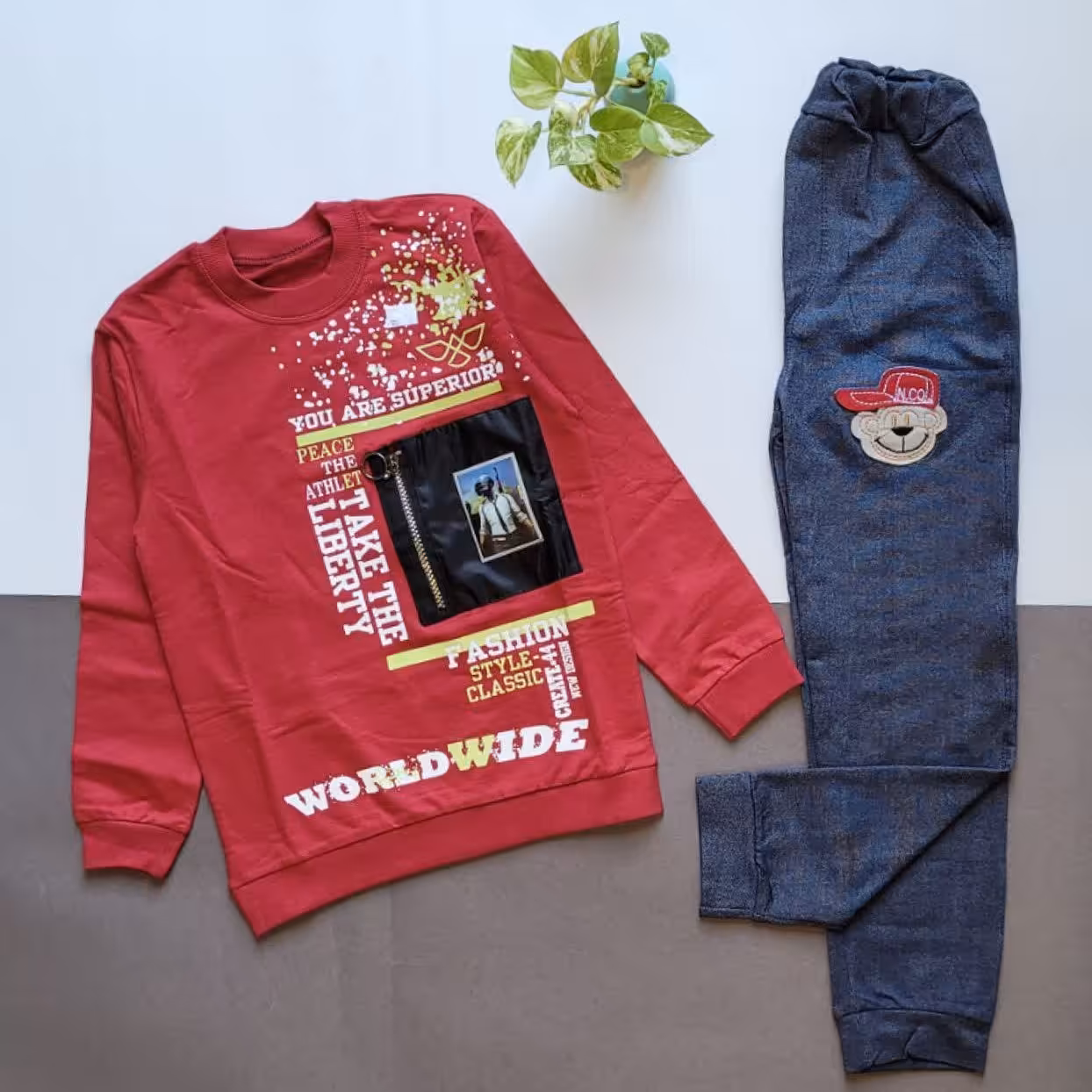 بلوز شلوار پسرانه  سایز 50 