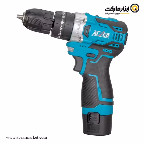 دریل شارژی چکشی آلور براشلس لیتیوم 12 ولت مدل AV-2022