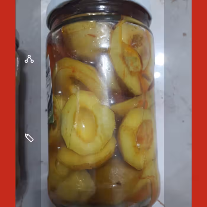 ترشی سنتی انبه روغنی مدل اناناسی