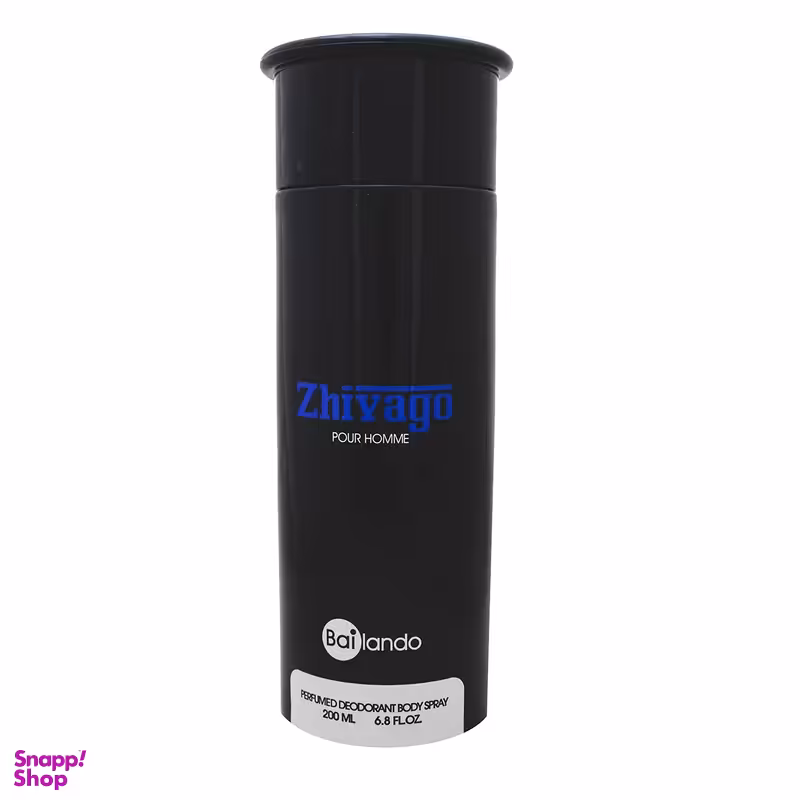 اسپری بدن مردانه بایلندو مدل Zhiyago حجم 200 میلی لیتر