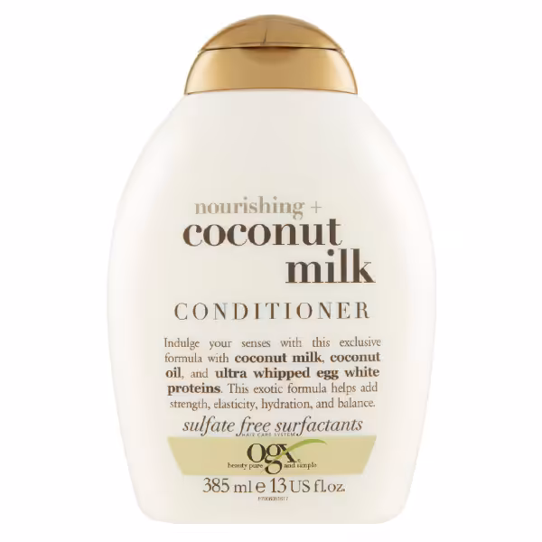 نرم کننده مو او جی ایکس مدل Coconut Milk حجم 385 میلی لیتر