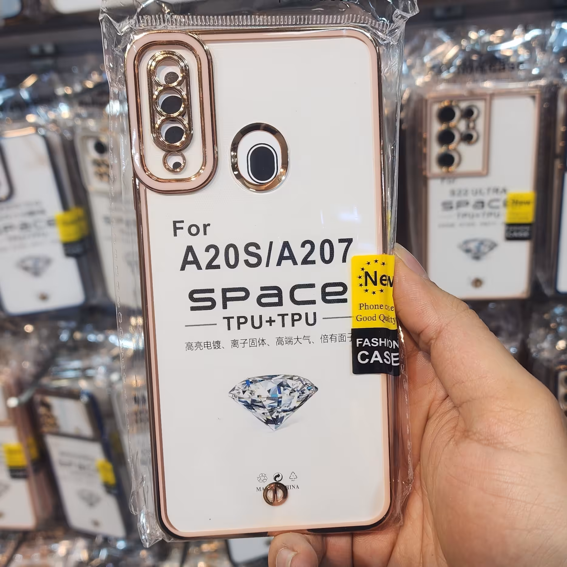 کاور مدل دور رنگی مناسب برای گوشی a20s