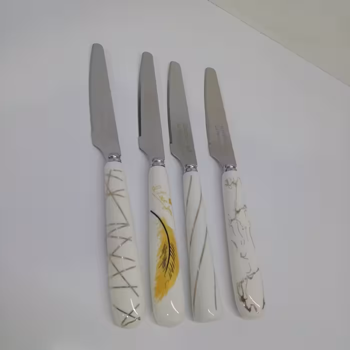 کارد میوه خوری دسته سرامیکی درجه 1 برند کرکماز  12تایی 