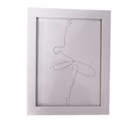 تابلو نقاشی راپید مینیمال طرح باله