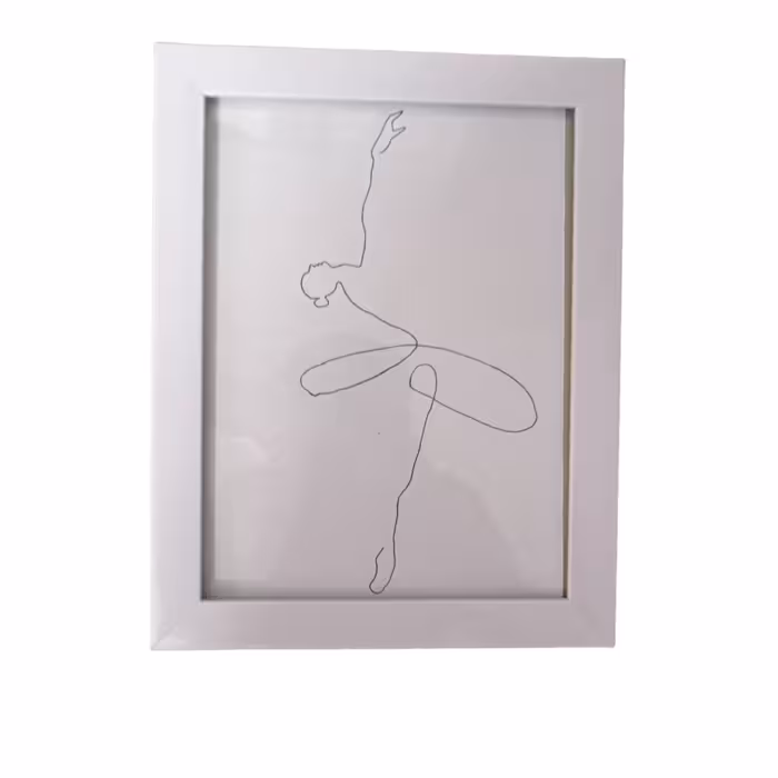 تابلو نقاشی راپید مینیمال طرح باله