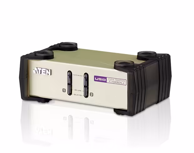 کی وی ام سوئیچ 2 پورت آتن مدل CS82U