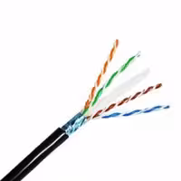 قیمت و خرید کابل شبکه لگراند Cat6 SFTP Outdoor تمام مس تست فلوک چنل با دو روکش PVC   PE حلقه 305 متری | نت ران