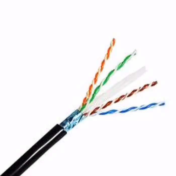 قیمت و خرید کابل شبکه لگراند Cat6 SFTP Outdoor تمام مس تست فلوک چنل با دو روکش PVC   PE حلقه 305 متری | نت ران