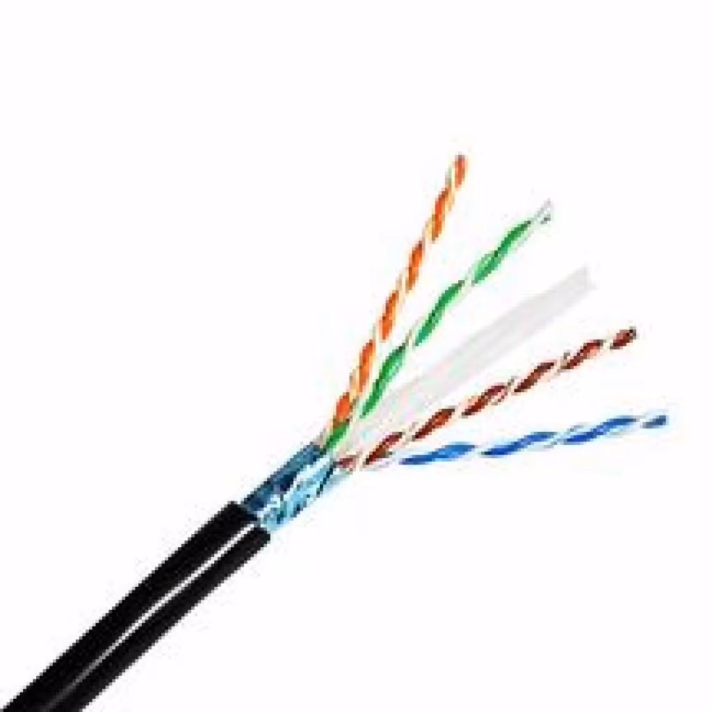قیمت و خرید کابل شبکه لگراند Cat6 SFTP Outdoor تمام مس تست فلوک چنل با دو روکش PVC   PE حلقه 305 متری | نت ران