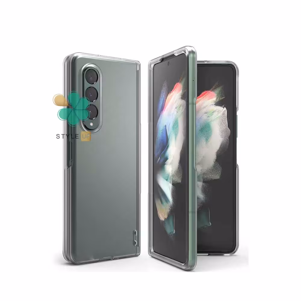 قاب پلی کربنات شفاف گوشی سامسونگ Galaxy Z Fold 3 5G مدل Q Series