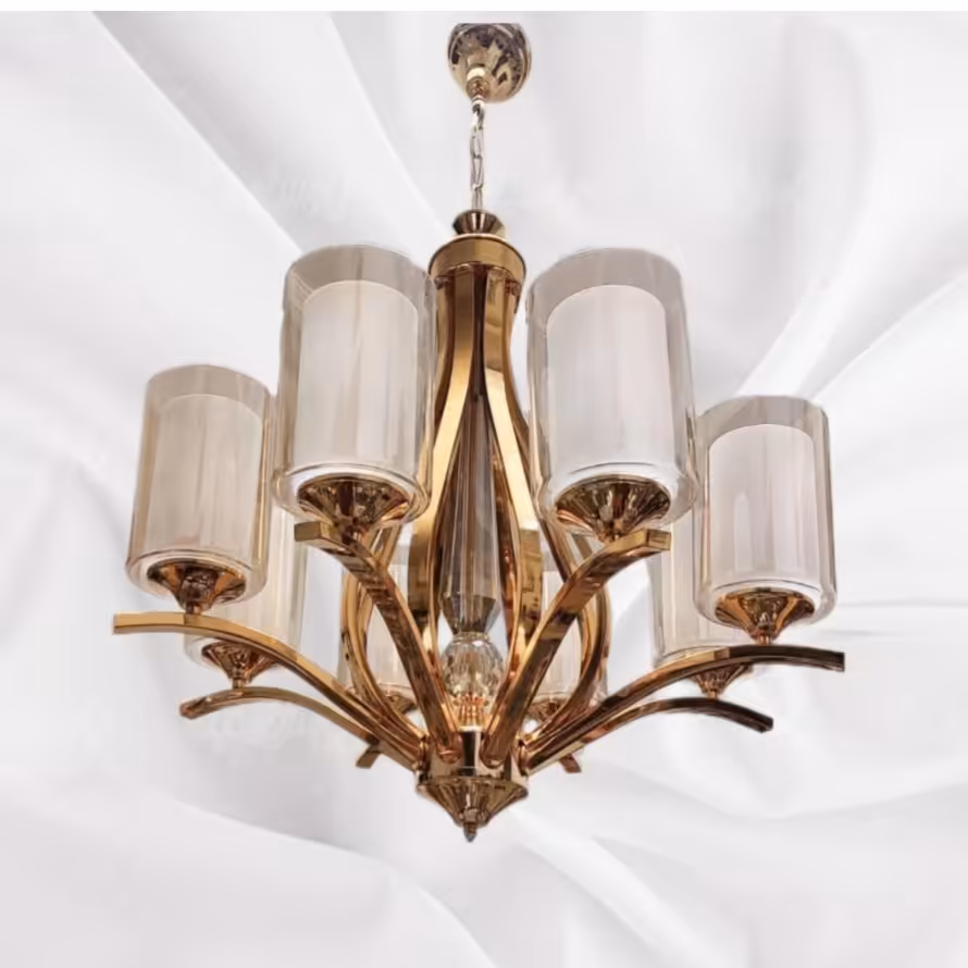 لوستر ماریا 8شعله  انتیک هزینه هرسال به عهده مشتری با پس کرایه