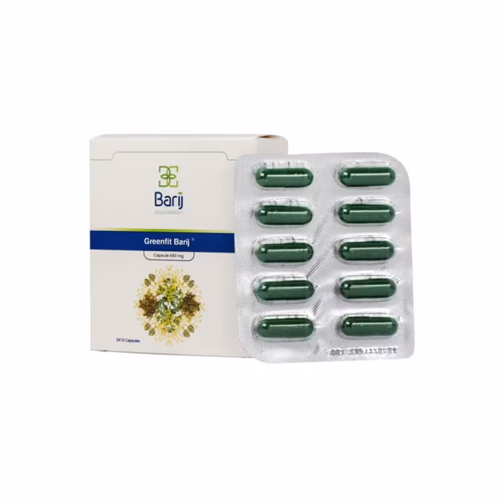 کپسول گرین فیت باریج اسانس