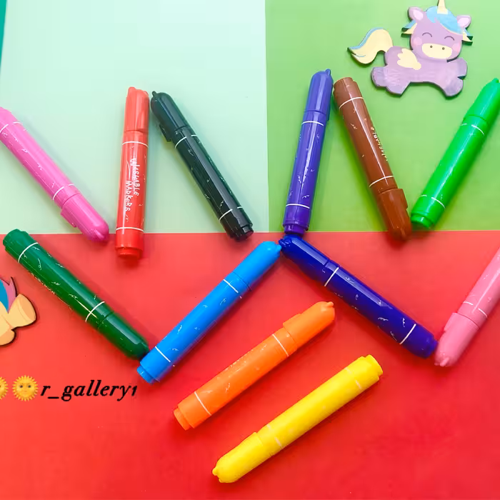 ماژیک نقاشی 12رنگ قابل شستشو