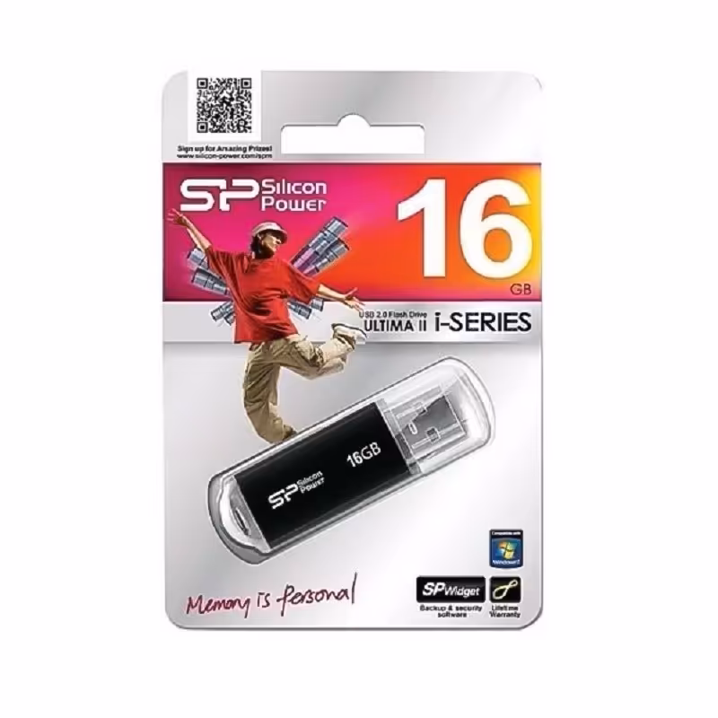 فلش مموری سیلیکون پاور مدل SP T01-16GB