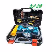 کمپرسور باد فندکی باس BOSS دو سیلندر همراه کیف و متعلقات 