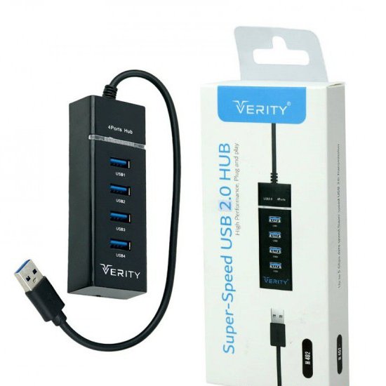 هاب 4 پورت Verity مدل H 402 USB 30
