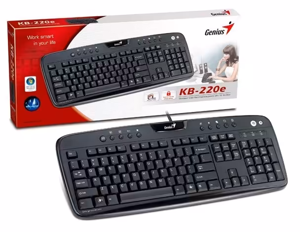 صفحه کلید جنیوس مدل کی بی 220 ای