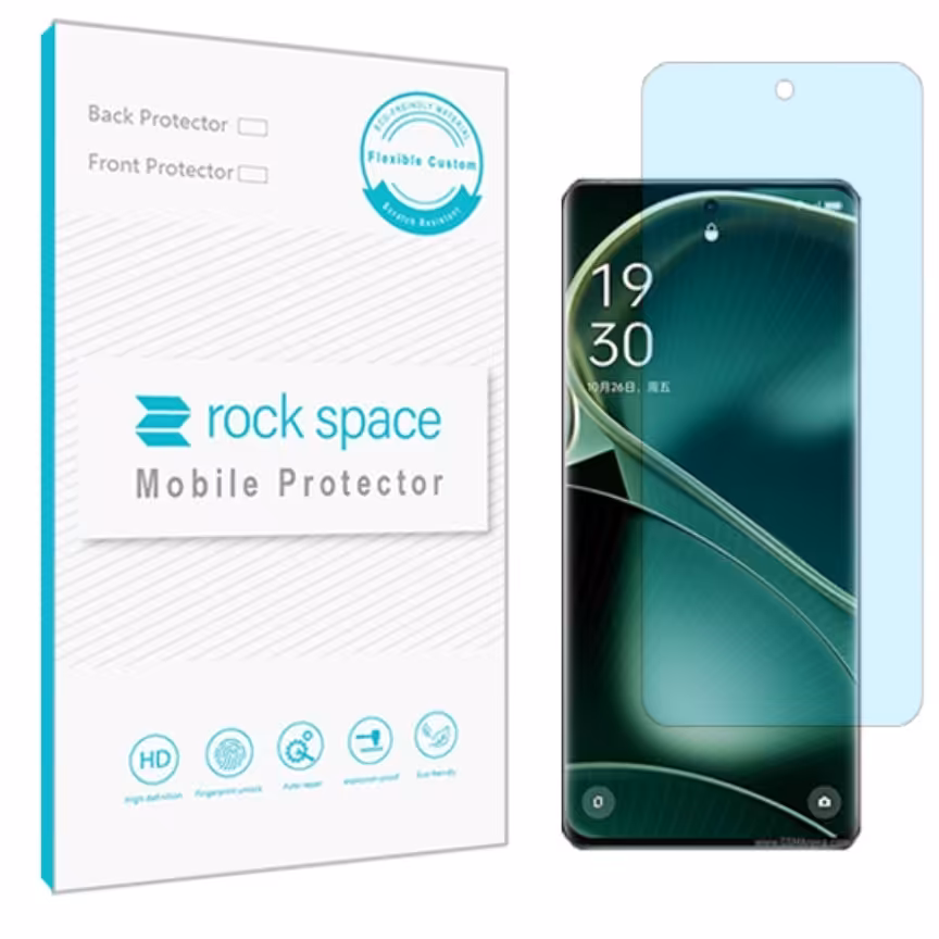 گلس نانو هیدروژل آنتی بلو و ضد ضربه گوشی اپو Find X6  برند راک اسپیس  