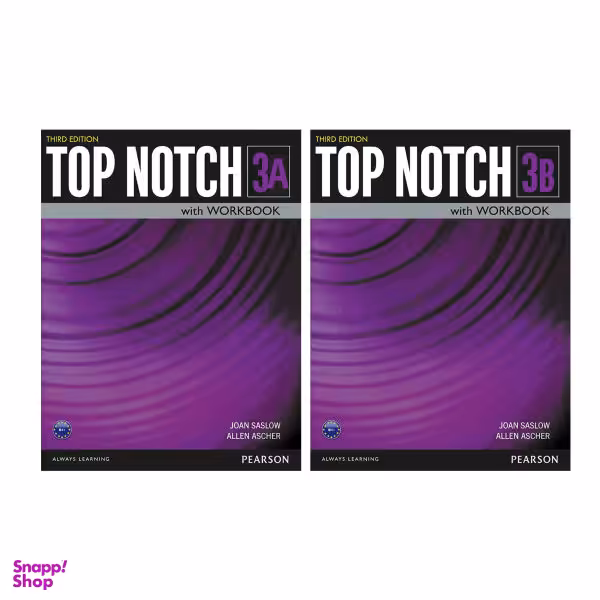 کتاب Top Notch 3 / اثر Joan Saslow and Allen Ascher انتشارات هدف نوین 2 جلدی