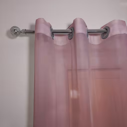 پرده پانچی حریر رنگ پوست پیازی 1912