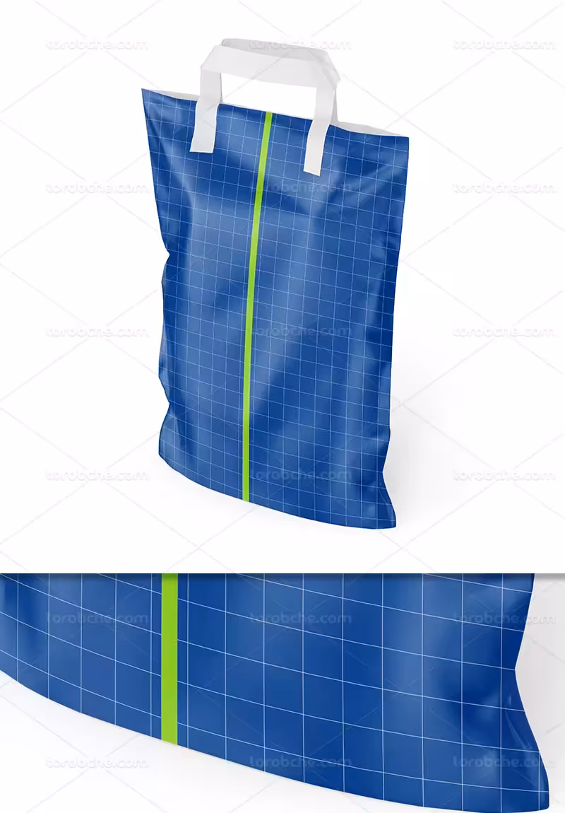 موکاپ بسته بندی ساک دستی | گرافیک با طعم تربچه