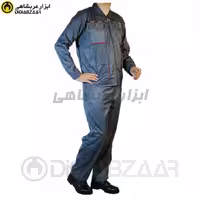 لباسکار دوتکه مدل مولکول رنگ طوسی سایز 4XL