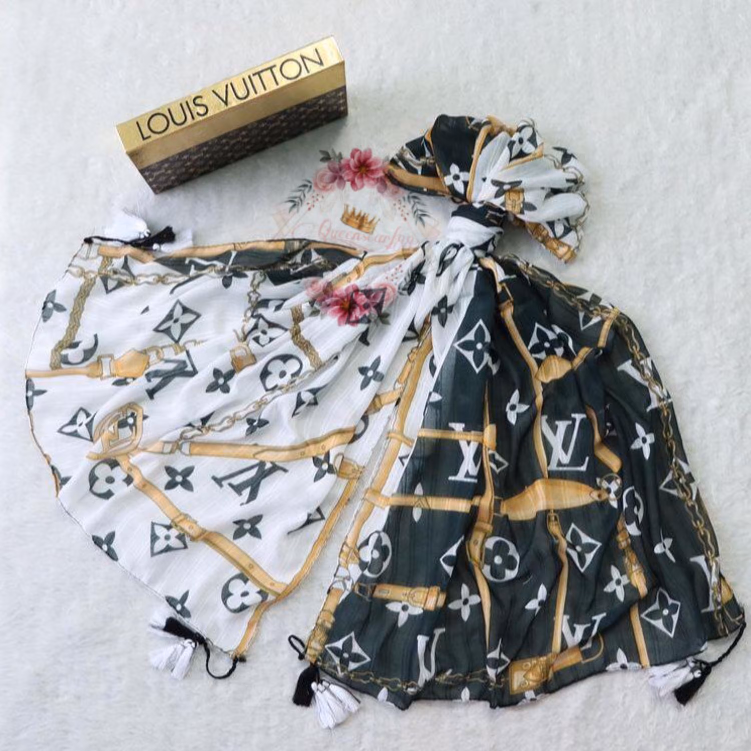 شال سوپرنخ منگوله دار