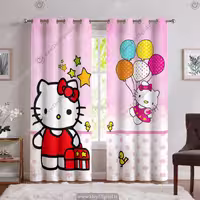 پرده اتاق دخترانه کیتی PK-6307