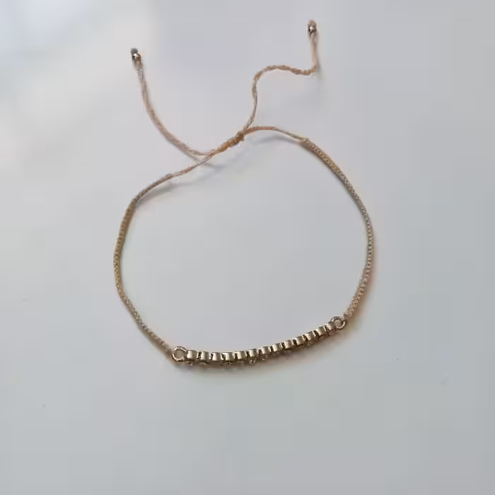 دستبند کنفی قفل کشویی نگین سواروسکی برند acc