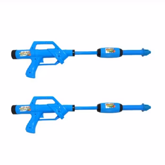2  عدد تفنگ آب پاش غول پیکر  رنگ آبی 