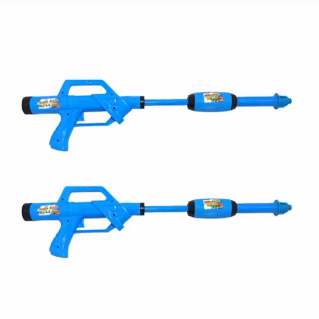 2  عدد تفنگ آب پاش غول پیکر  رنگ آبی 