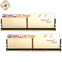 رم دسکتاپ DDR4 دو کاناله 4000 مگاهرتز CL18 جی اسکیل مدل Trident Z Royal GOLD ظرفیت 16 گیگابایت