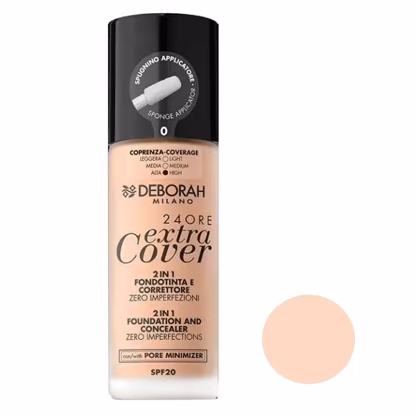 کرم پودر دبورا مدل 24Ore Perfect شماره 0 حجم 30 میلی لیتر