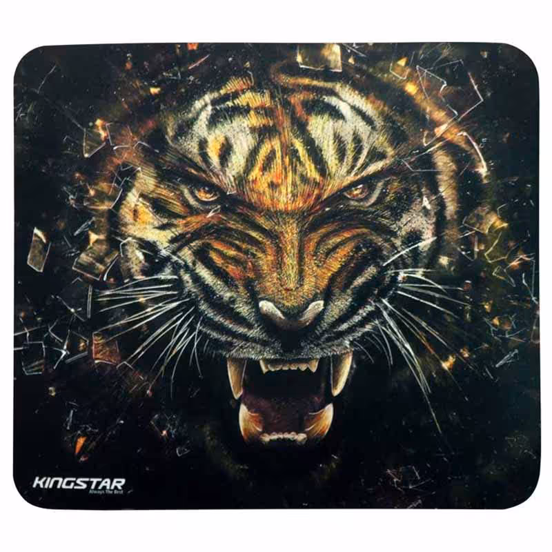 پد ماوس گیمینگ کینگ استار KingStar KPM31 29*25cm طرح ببر کد 10