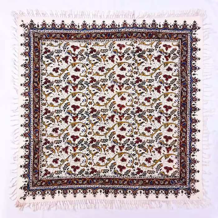 سفره قلمکار طرح انگوری یک متری کیفیت اعلا