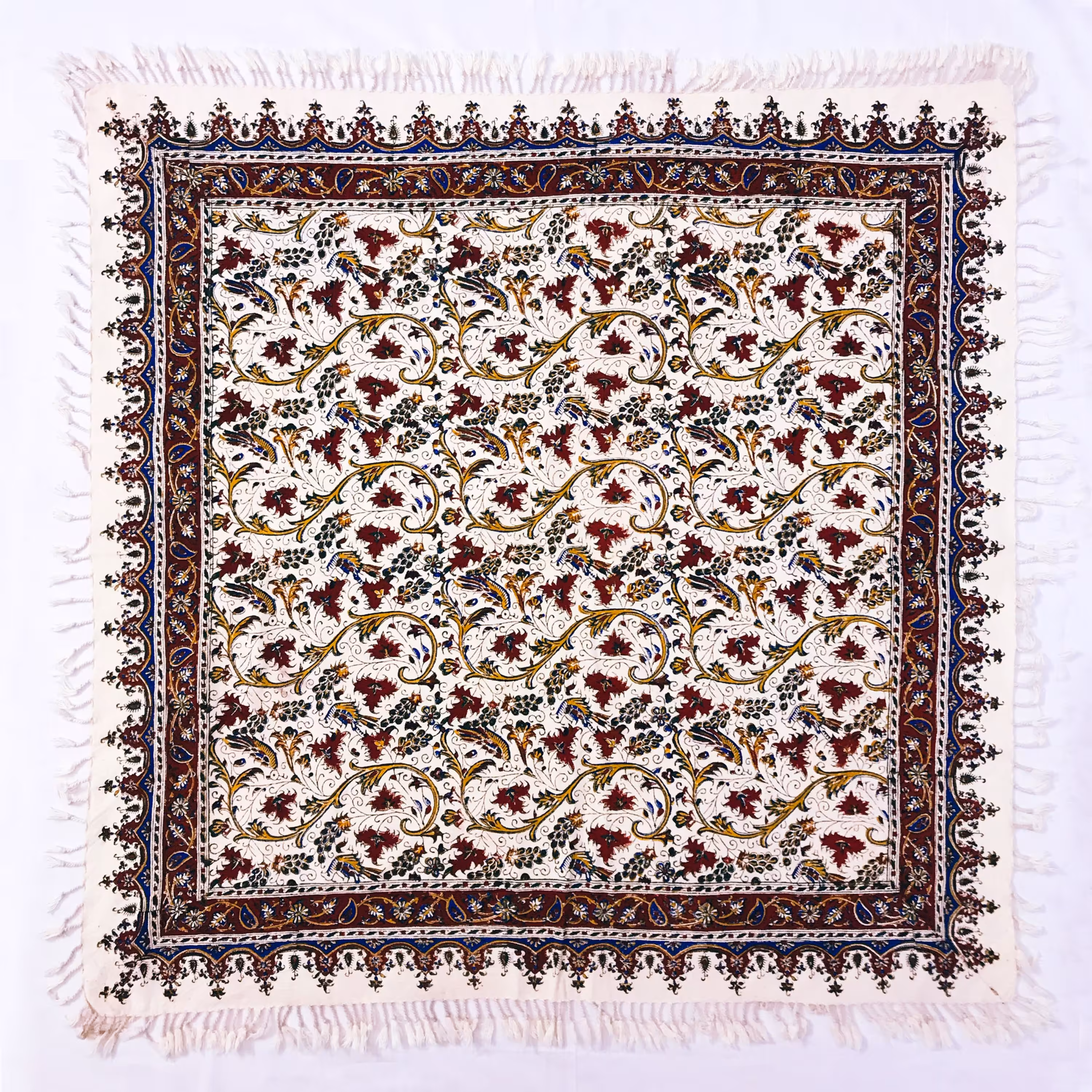 سفره قلمکار طرح انگوری یک متری کیفیت اعلا