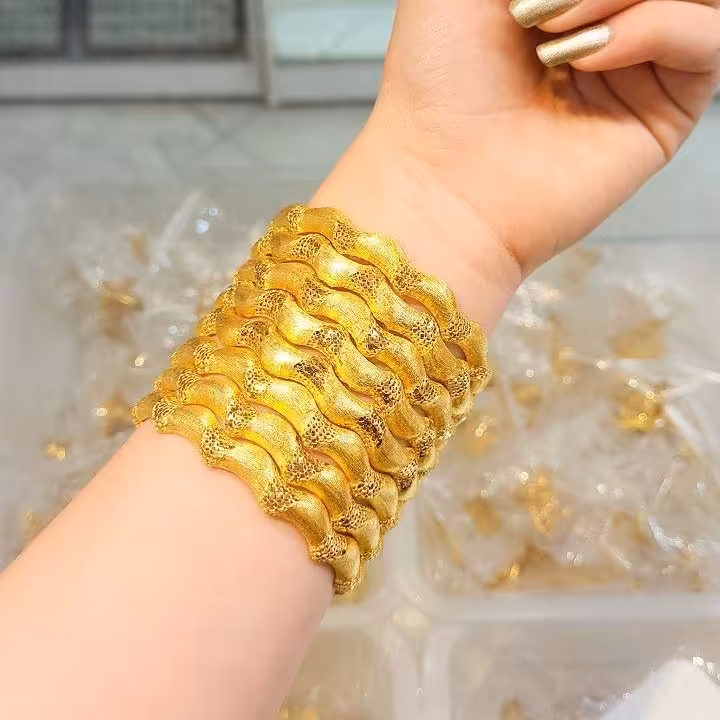 النگو نقره فیوزن پک دوتایی( قیمت برای دو عدد النگو است)