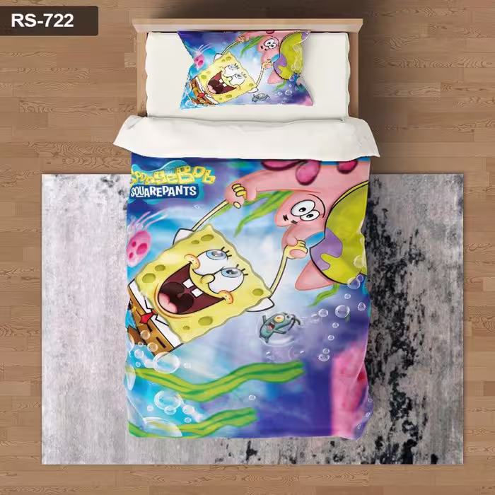 سرویس روتختی 1 نفره تنسل چاپی برندترک لند (Turk Land)  کد rs 722