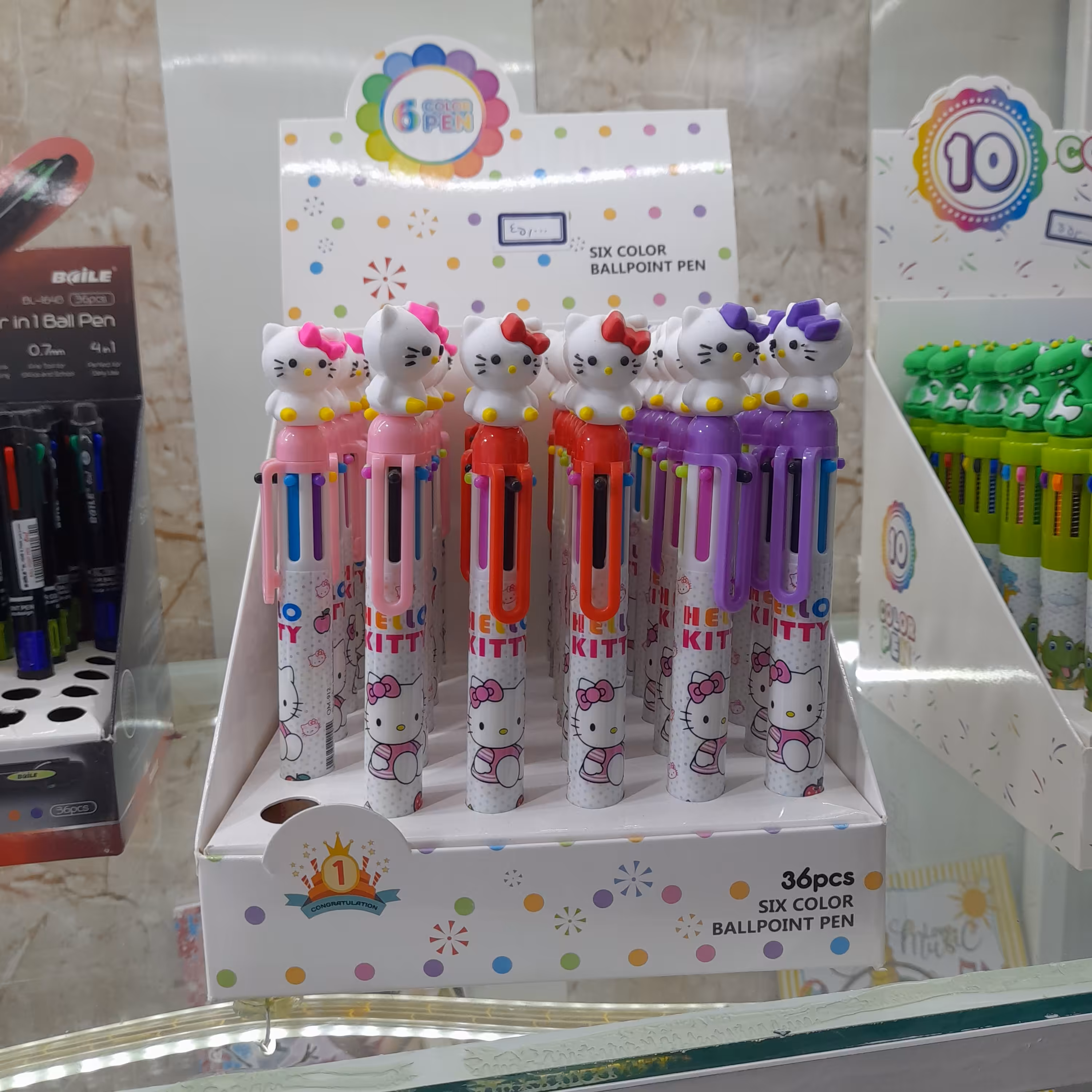 خودکار 6 رنگ  کیفیت عالی وارداتی 