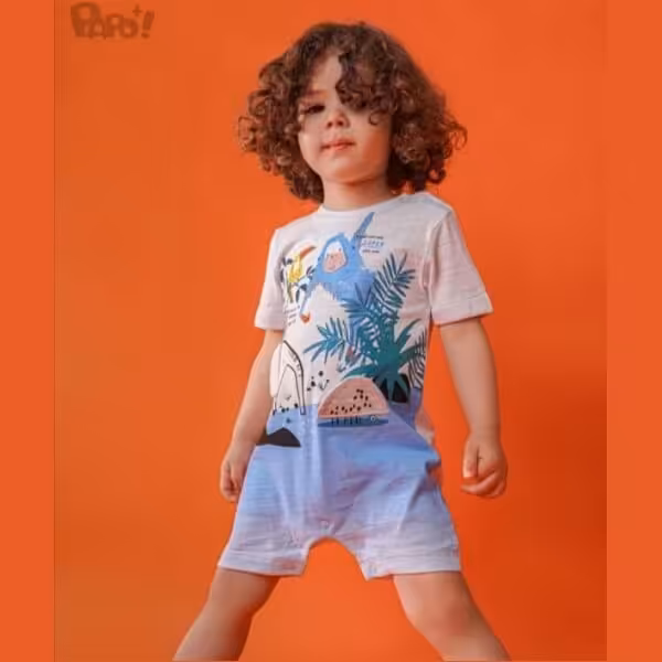 رامپر نوزادی طرح دریا