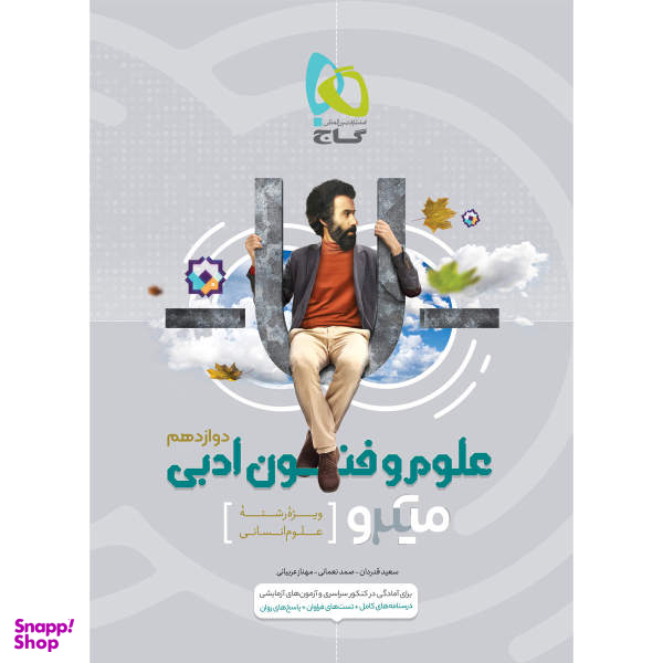 کتاب علوم و فنون ادبی دوازدهم انسانی سری میکرو طبقه بندی اثر جمعی از نویسندگان انتشارات بین المللی گاج