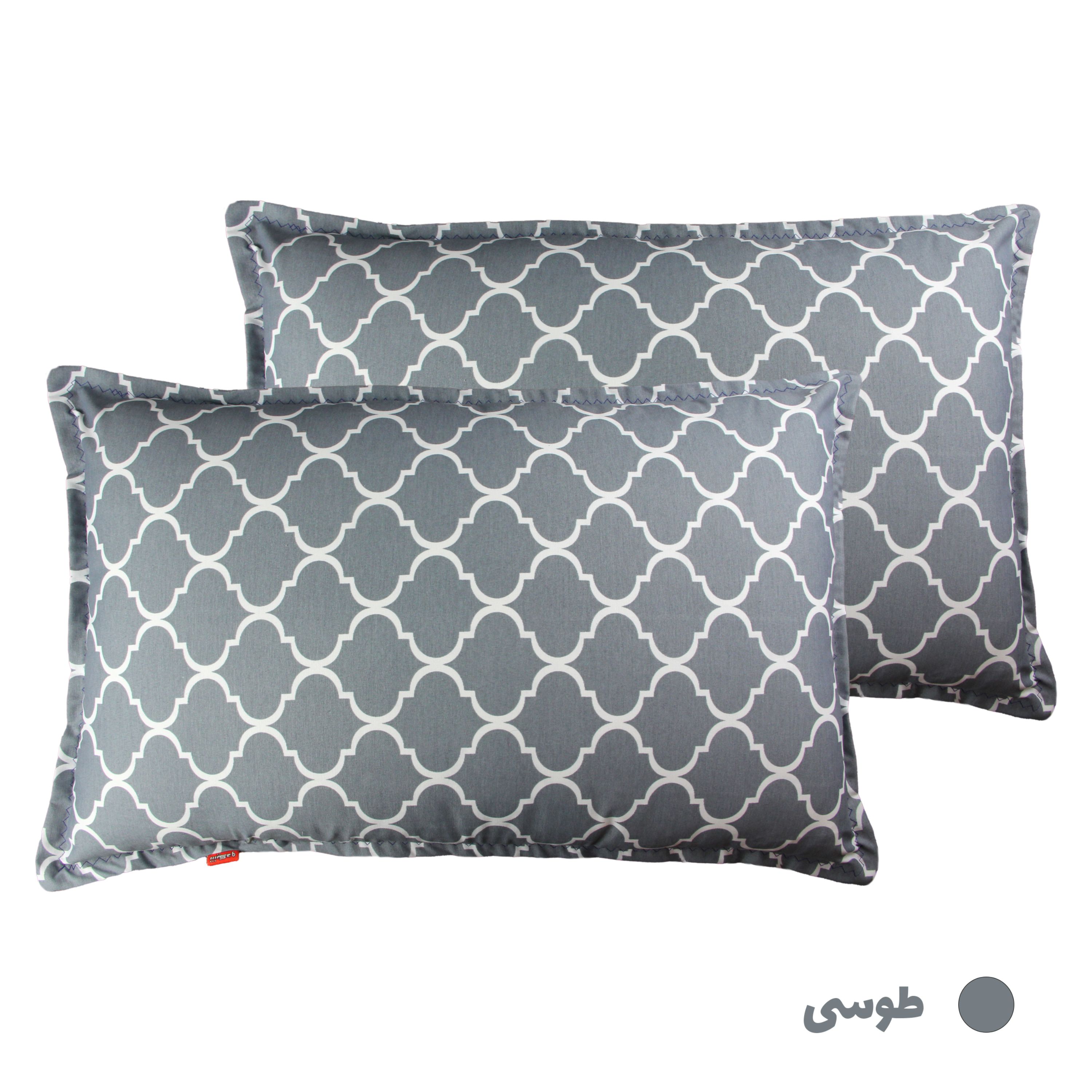 روبالشی شیکدو مدل RB38 بسته 2 عددی رنگ طوسی