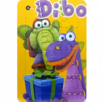 جورچین دیبو - پازل فانتزی 12 تکه رقعی - پشت رنگ آمیزی - شماره 9